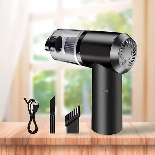 2-in-1 Wireless Handheld Vacuum Cleaner & Air Duster – Rechargeable Portable Car and Home Cleaning Device